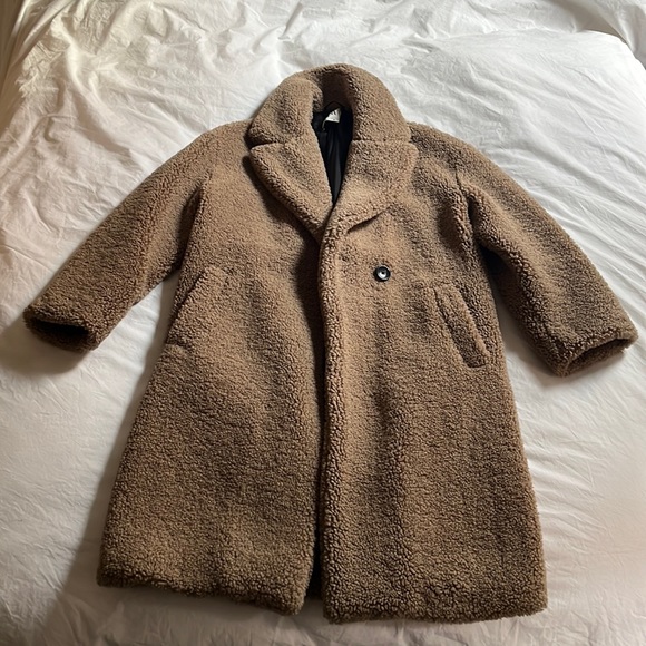Zara Jackets & Coats Zara Shearling Coat Poshmark